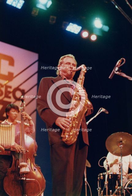 Stan Getz, North Sea Jazz Festival, The Hague, Holland, 1988. Creator: Brian Foskett.