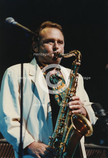 Stan Getz, North Sea Jazz Festival, The Hague, Holland, 1990. Creator: Brian Foskett.