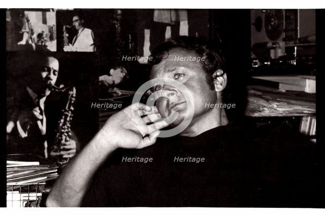 Stan Getz, Ronnie Scott's, London, 1971.   Artist: Brian O'Connor.