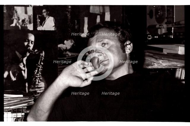 Stan Getz, Ronnie Scott's, London, 1971.   Artist: Brian O'Connor.