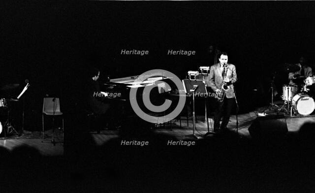 Stan Getz, Royal Festival Hall,  London, 1988.   Artist: Brian O'Connor.