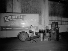 Stan Kenton Orchestra, 1947 or 1948. Creator: William Paul Gottlieb