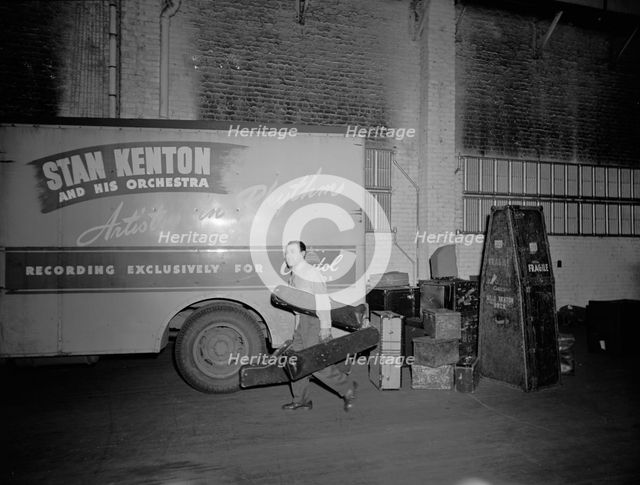 Stan Kenton Orchestra, 1947 or 1948. Creator: William Paul Gottlieb.