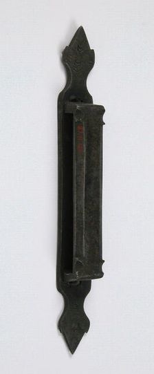 Stanchion-Plate or Staple, German, late 16th century. Creator: Unknown