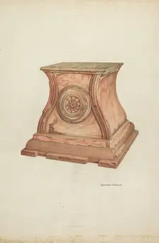 Stand for Baptismal Font, 1935/1942. Creator: Raymond E. Noble