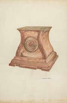 Stand for Baptismal Font, 1935/1942. Creator: Raymond E. Noble