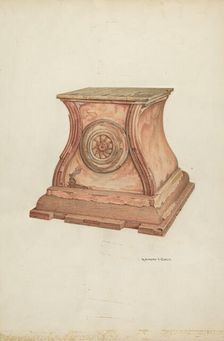 Stand for Baptismal Font, 1935/1942. Creator: Raymond E. Noble