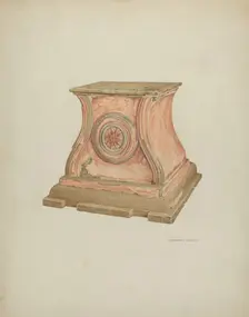 Stand for Baptismal Font, 1937. Creator: Edward Jewett
