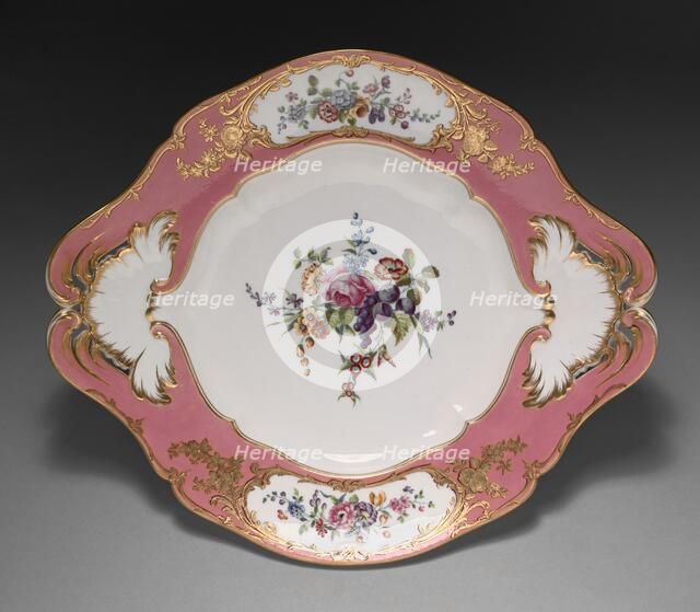 Stand for Covered Tureen (1 of 2), 1757. Creator: Sèvres Porcelain Manufactory (French, est. 1740).