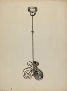 Stand for Incense Burner, c. 1938. Creator: Walter Hochstrasser