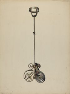 Stand for Incense Burner, c. 1938. Creator: Walter Hochstrasser