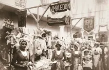 Stand of the Wimbledon branch of the Women's Social and Political Union (WSPU), London, 1911. Creator: Unknown