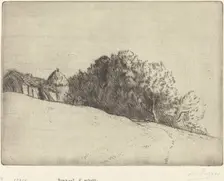 Stand of Trees (Bouquet d'arbres). Creator: Alphonse Legros