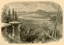 Stand Rock, on the Wisconsin River 1874. Creator: Alfred Waud