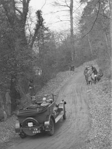 Standard 14/28 competing in the Sunbeam Motor Car Club Bognor Trial, 1929. Artist: Bill Brunell