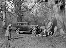 Standard 18 hp 4-door saloon, c1920s. Artist: Bill Brunell