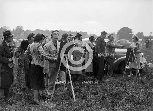 Standard Car Owners Club Gymkhana, 8 May 1938. Artist: Bill Brunell.
