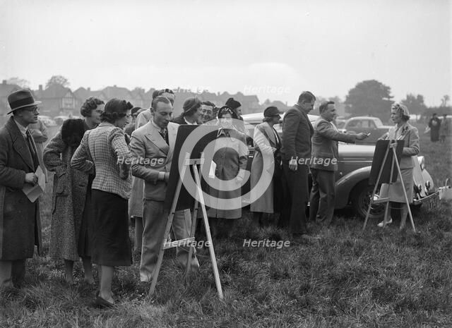 Standard Car Owners Club Gymkhana, 8 May 1938. Artist: Bill Brunell.