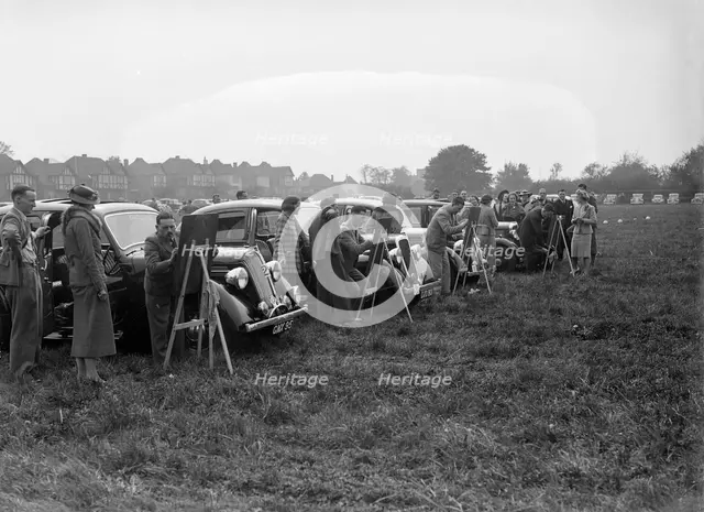 Standard Car Owners Club Gymkhana, 8 May 1938. Artist: Bill Brunell.