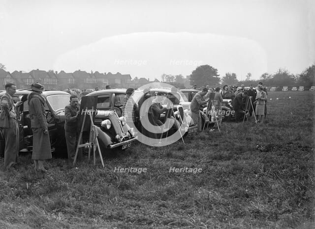 Standard Car Owners Club Gymkhana, 8 May 1938. Artist: Bill Brunell.