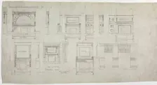 Standard Club, Chicago, Illinois, Mantel Details, 1888. Creator: Adler & Sullivan
