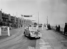 Standard Avon Twelve competing in the Blackpool Rally, 1936. Artist: Bill Brunell