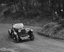 Standard Avon open 2-seater of AH Oxenford competing in the JCC Half-Day Trial, 1930. Artist: Bill Brunell