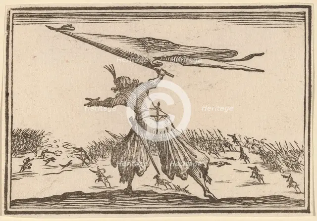 Standard Bearer, 1621. Creator: Edouard Eckman.