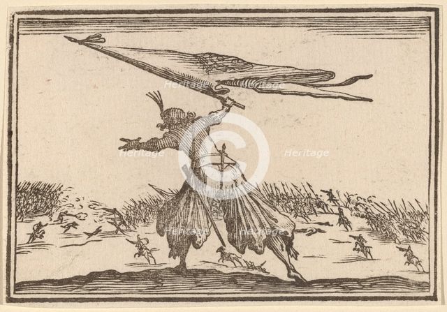 Standard Bearer, 1621. Creator: Edouard Eckman.