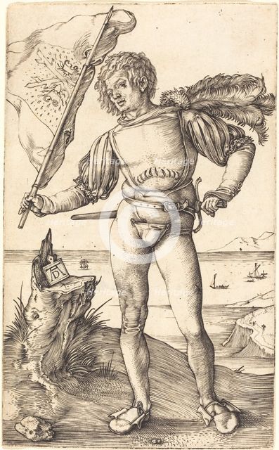 Standard Bearer, c. 1502/1503. Creator: Albrecht Durer.