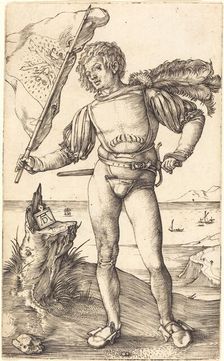 Standard Bearer, c. 1502/1503. Creator: Albrecht Durer