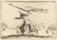 Standard Bearer, c. 1622. Creator: Jacques Callot