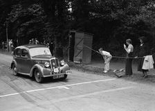 Standard Flying 12 of WJ Haward, winner of a bronze award at the MCC Torquay Rally, July 1937. Artist: Bill Brunell