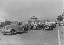 Standard Flying 8 of JB Murrell at the RAC Rally, Madeira Drive, Brighton, 1939. Artist: Bill Brunell