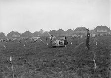 Standard Flying Twelve at the Standard Car Owners Club Gymkhana, 8 May 1938. Artist: Bill Brunell