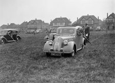 Standard Flying Twelve at the Standard Car Owners Club Gymkhana, 8 May 1938. Artist: Bill Brunell