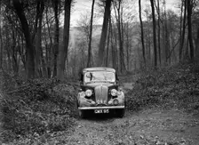 Standard Flying Twelve at the Standard Car Owners Club Southern Counties Trial, 1938. Artist: Bill Brunell
