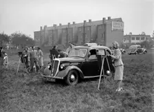 Standard Flying Ten at the Standard Car Owners Club Gymkhana, 8 May 1938. Artist: Bill Brunell