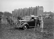Standard Flying Ten at the Standard Car Owners Club Gymkhana, 8 May 1938. Artist: Bill Brunell