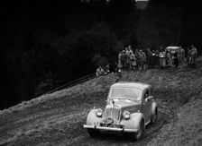 Standard of CCW Burrage competing in the MCC Edinburgh Trial, Roxburghshire, Scotland, 1938. Artist: Bill Brunell