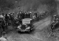 Standard of J Torrome competing in the MCC Lands End Trial, 1935. Artist: Bill Brunell