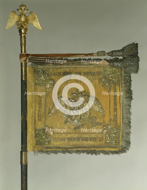 Standard of the Life Guard Horse Grenadier Regiment, 1838. Artist: Flags, Banners and Standards  