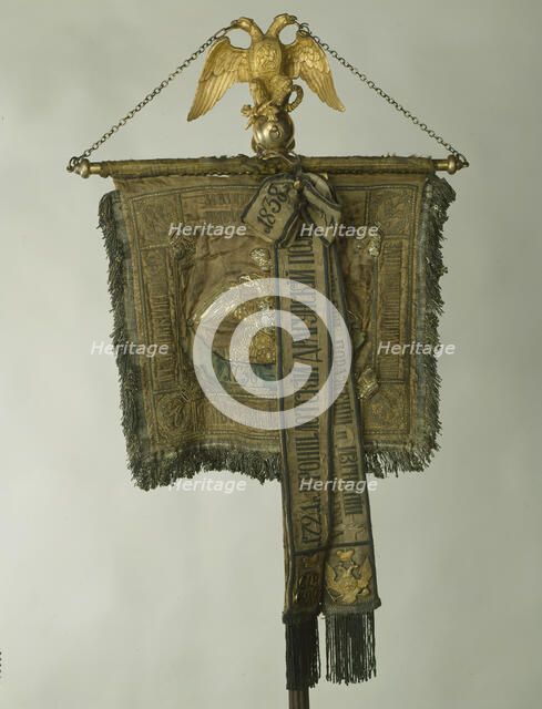 Standard of the Life-Guards Horse Regiment, 1832. Artist: Flags, Banners and Standards  