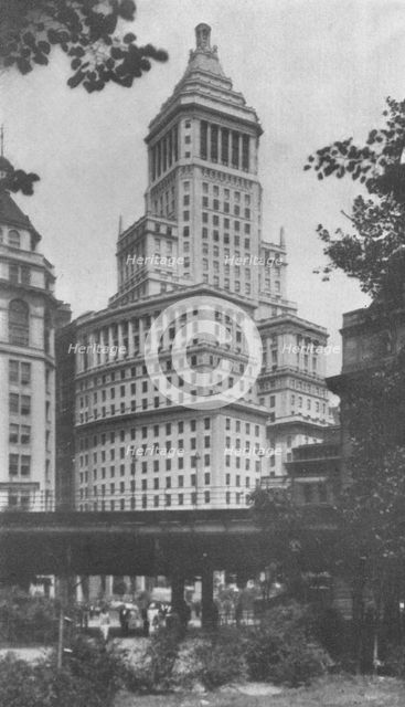 Standard Oil Building, New York City, 1924. Artist: Unknown.