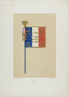 Standard: Louis Napoleon to the 33rd Infantry Line Regiment, May 10, 1852. Creator: Auguste Raffet