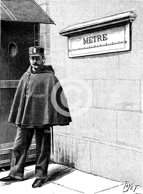 Standard Metre in the Petit Luxembourg, Paris, 1904. Creator: Unknown.