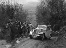 Standard Nine taking part in a Standard Car Owners Club trial. Artist: Bill Brunell