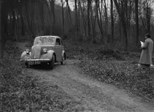 Standard Nine of J Buckman at the Standard Car Owners Club Southern Counties Trial, 1938. Artist: Bill Brunell