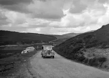 Standard saloon of NAW Brown competing in the RSAC Scottish Rally, 1936. Artist: Bill Brunell
