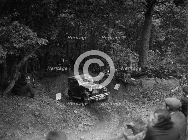 Standard taking part in a motoring trial, c1930s. Artist: Bill Brunell.